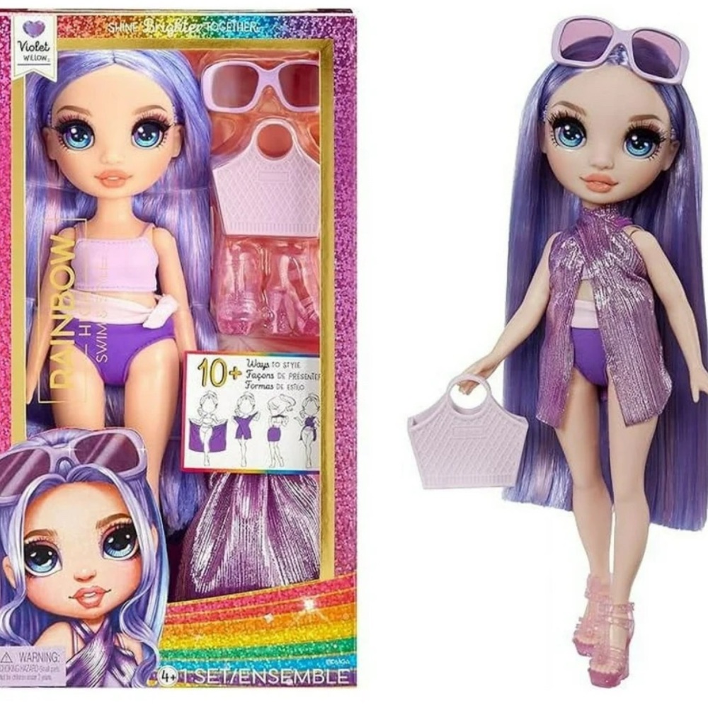 Rainbow High Swim & Style Violet, Purple 11" Fashion Doll